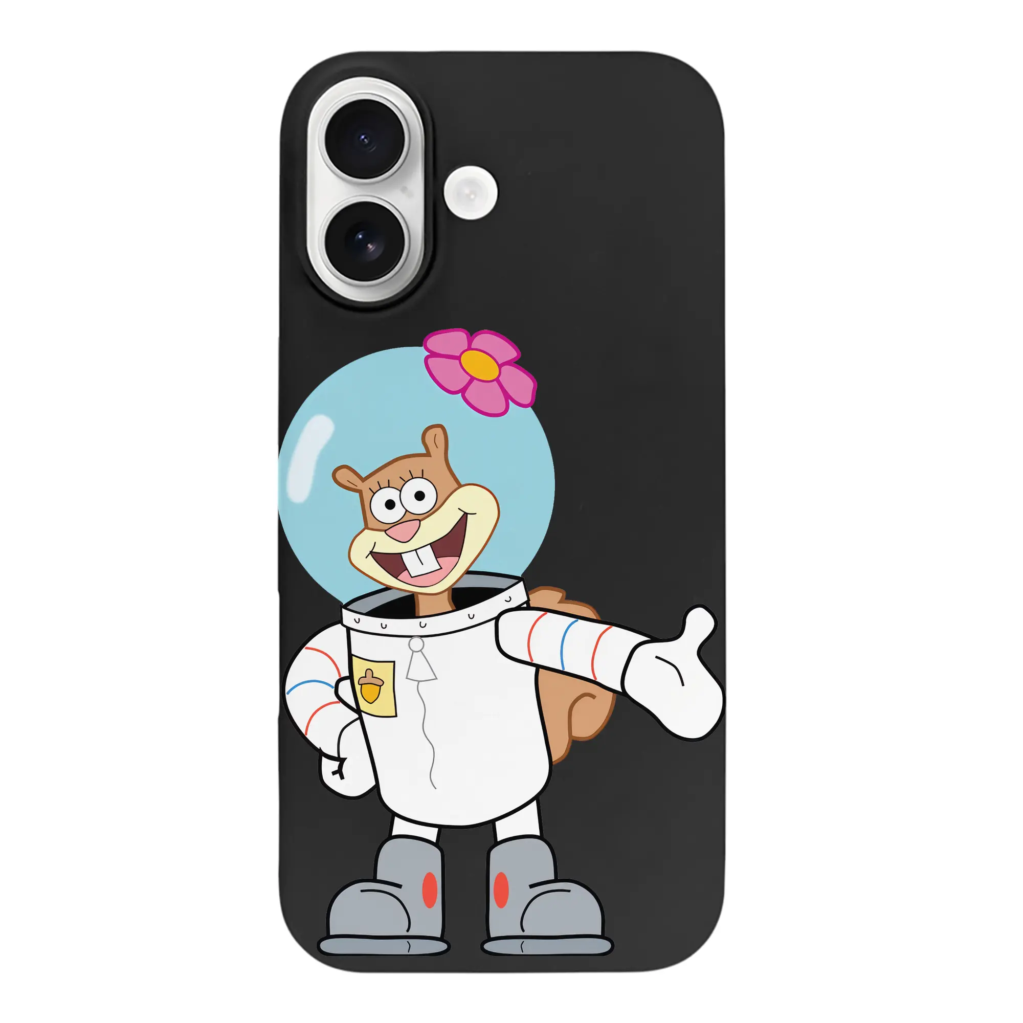 スポンジボブ グッズ サンディ - iPhone 17 シリーズ シリコンケース 薄型 耐衝撃 指紋防止 ソフトタッチカバー 精密フィット 傷防止 保護ケース iPhone 17/17 Air/17 Pro/17 Pro Max 対応